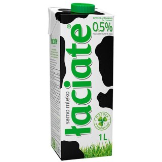 Mleko UHT Łaciate 1L 0.5% - KRÓTKI TERMIN - WYPRZEDAŻ Łaciate