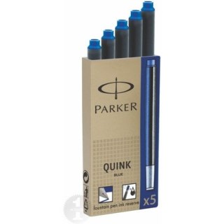 NABOJE ATRAMENTOWE PARKER QUINK NIEBIESKIE (5) Parker