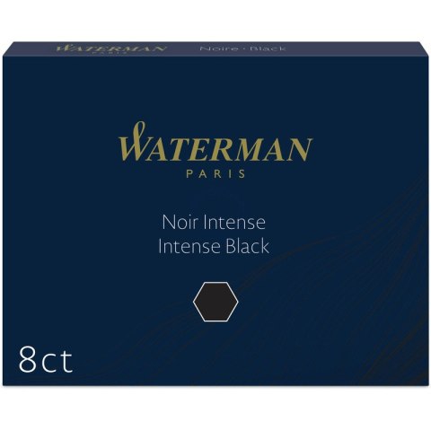 NABOJE ATRAMENTOWE WATERMAN STANDARD CZARNE (8) Waterman NABOJE ATRAMENTOWE WATERMAN STANDARD CZARNE (8) Waterman