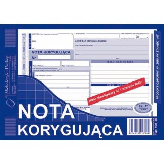 NOTA KORYGUJĄCA A5 (O+1K) Michalczyk i Prokop