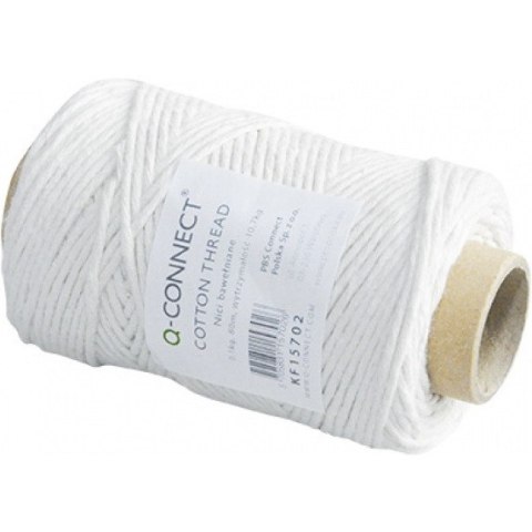 Nici bawełniane Q-Connect 100g (80m) białe Q-CONNECT Nici bawełniane Q-Connect 100g (80m) białe Q-CONNECT