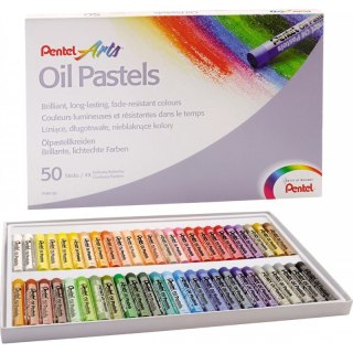 PASTELE OLEJNE PENTEL 50 KOLORÓW Pentel