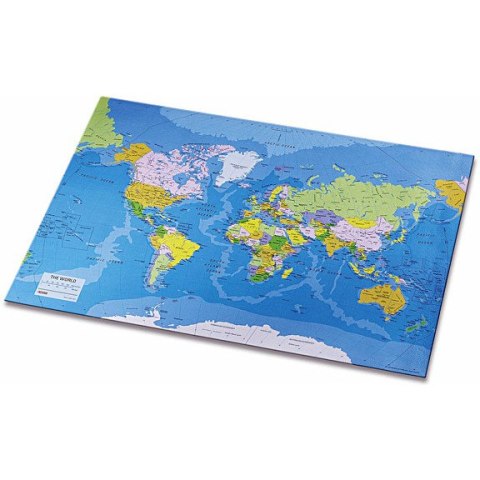 PODKŁADKA NA BIURKO ESSELTE 400x530mm MAPA ŚWIATA Esselte PODKŁADKA NA BIURKO ESSELTE 400x530mm MAPA ŚWIATA Esselte