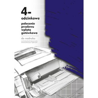 POLECENIE PRZELEWU/WPŁATA GOTÓWKOWA A4 4-ODCINKI (OFFSET) Michalczyk i Prokop