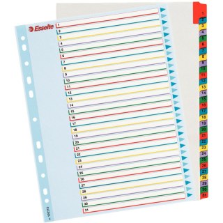 PRZEKŁADKI MYLAR ESSELTE A4 1-31 Esselte