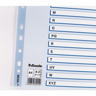 PRZEKŁADKI MYLAR ESSELTE A4 A-Z Esselte