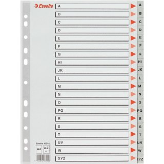 PRZEKŁADKI PP ESSELTE A4 A-Z Esselte