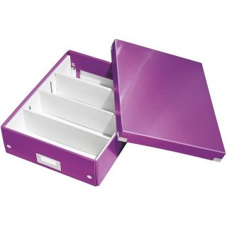 PUDŁO LEITZ CLICK&STORE 280*100*370mm FIOLETOWE Leitz