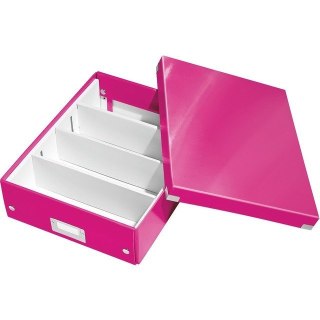 PUDŁO LEITZ CLICK&STORE 280*100*370mm RÓŻOWE Leitz