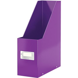 Pojemnik kartonowy Leitz Wow C&S A4/100mm fioletowy Leitz