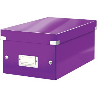Pudełko Leitz Click&Store Wow 206x147x352mm fioletowe Leitz