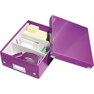 PUDŁO LEITZ CLICK&STORE 220*100*285mm FIOLETOWE Leitz