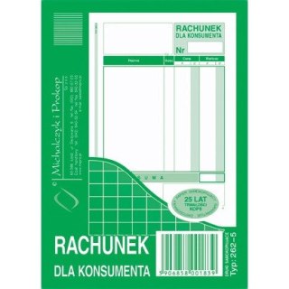 RACHUNEK DLA KONSUMENTA A6 (WIELOKOPIA) Michalczyk i Prokop