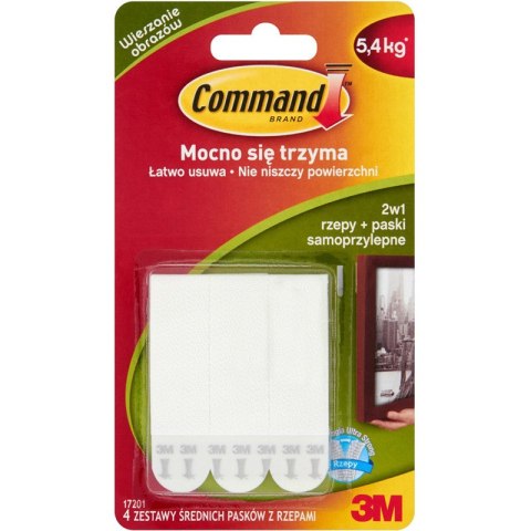 Rzepy Command (do wieszania obrazów) białe (4) COMMAND Rzepy Command (do wieszania obrazów) białe (4) COMMAND