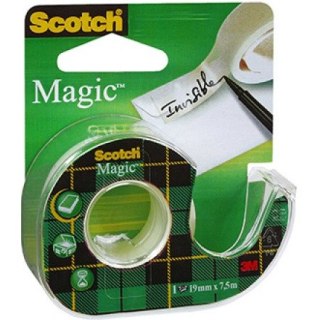TAŚMA BIUROWA SCOTCH MAGIC 19mm/7.6m + PODAJNIK Scotch