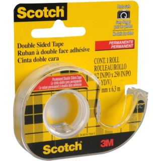 TAŚMA DWUSTRONNA SCOTCH 12mm/6.3m + PODAJNIK Scotch