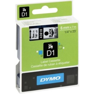 TAŚMA DYMO D1 6mm*7m PRZEZROCZYSTA (CZARNY TEKST) Dymo