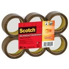 Taśma pakowa Scotch 371 50mm/66m Hot-melt brązowa (6) Scotch Taśma pakowa Scotch 371 50mm/66m Hot-melt brązowa (6) Scotch