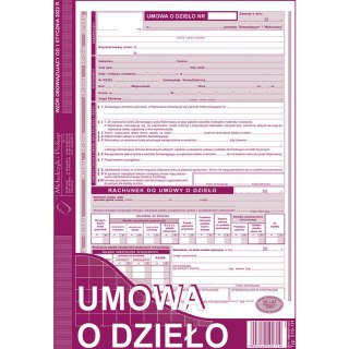 UMOWA O DZIEŁO Z RACHUNKIEM A4 (O+1K) Michalczyk i Prokop
