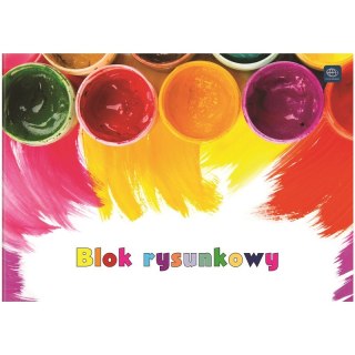 Blok rysunkowy Interdruk A4/20k biały Interdruk