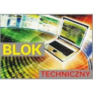 Blok techniczny Interdruk A4/10k biały Interdruk