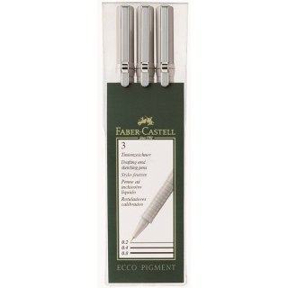 CIENKOPISY FABER-CASTELL 0.1|0.3|0.5|0.7mm CZARNE Faber-Castell
