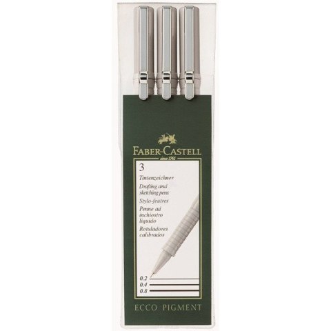 CIENKOPISY FABER-CASTELL 0.1|0.3|0.5|0.7mm CZARNE Faber-Castell CIENKOPISY FABER-CASTELL 0.1|0.3|0.5|0.7mm CZARNE Faber-Castell