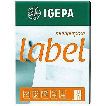 ETYKIETY A4 IGEPA śr.117mm (CD) (80) Igepa ETYKIETY A4 IGEPA śr.117mm (CD) (80) Igepa