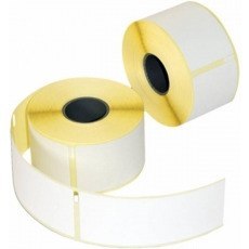 ETYKIETY NA ROLI TRIGONA 40x25mm BIAŁE (2000) TRIGONA
