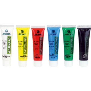 FARBY AKRYLOWE MARIE'S 30ml 6 KOLORÓW MARIE'S