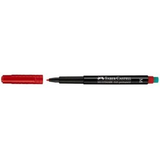 FOLIOPIS FABER-CASTELL OHP M CZERWONY Faber-Castell