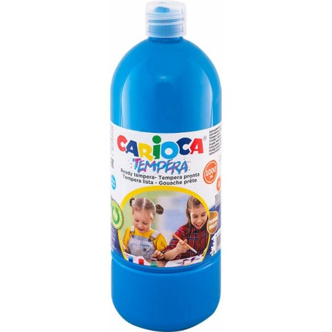 Farba tempera Carioca 1000ml błękitna CARIOCA Farba tempera Carioca 1000ml błękitna CARIOCA