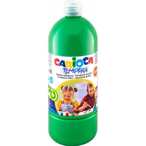 Farba tempera Carioca 1000ml zielona CARIOCA Farba tempera Carioca 1000ml zielona CARIOCA