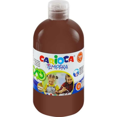Farba tempera Carioca 500ml brązowa CARIOCA Farba tempera Carioca 500ml brązowa CARIOCA