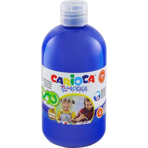 Farba tempera Carioca 500ml granatowa CARIOCA Farba tempera Carioca 500ml granatowa CARIOCA