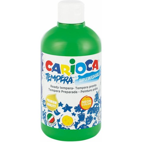 Farba tempera Carioca 500ml neon zielona CARIOCA