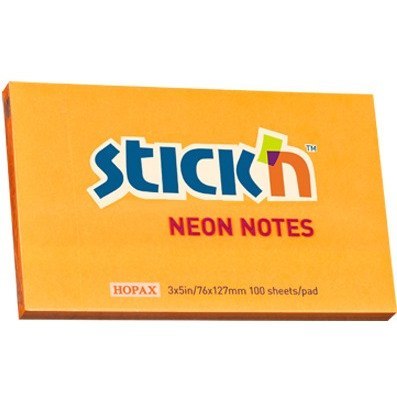 KARTECZKI STICK'N 76*127mm POMARAŃCZOWE NEON (100) STICK'N KARTECZKI STICK'N 76*127mm POMARAŃCZOWE NEON (100) STICK'N