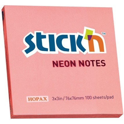 KARTECZKI STICK'N 76*76mm RÓŻOWE NEON (100) STICK'N KARTECZKI STICK'N 76*76mm RÓŻOWE NEON (100) STICK'N
