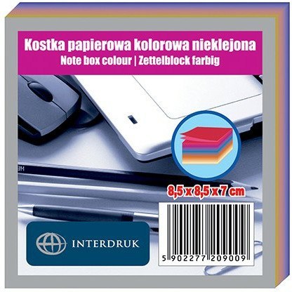 KOSTKA NIEKLEJONA 85*85*70mm KOLOR Interdruk KOSTKA NIEKLEJONA 85*85*70mm KOLOR Interdruk