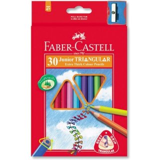 KREDKI TRÓJKĄTNE FABER-CASTELL 30 KOLORÓW Faber-Castell