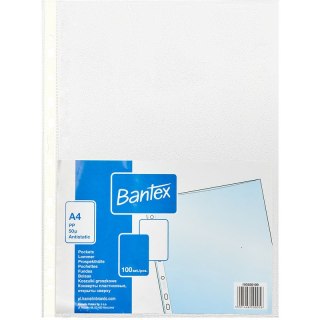 Koszulki Bantex A4/50µm groszkowe (100) Bantex