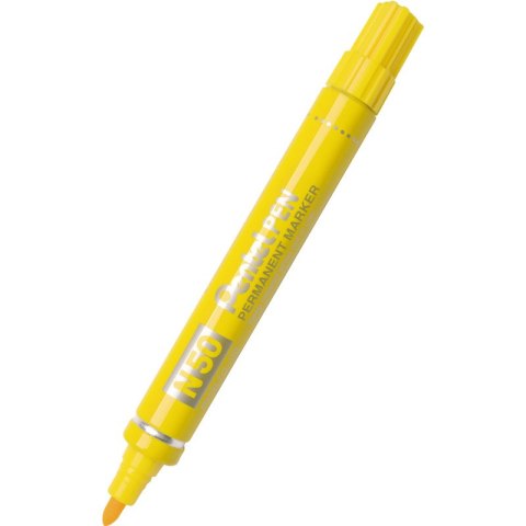 MARKER PERMANENTNY PENTEL N50 ŻÓŁTY Pentel MARKER PERMANENTNY PENTEL N50 ŻÓŁTY Pentel