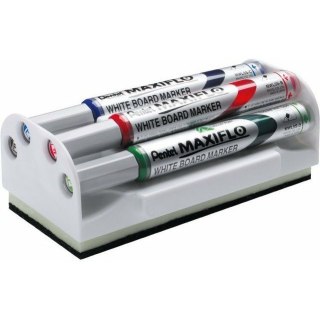 Markery do tablic Pentel Maxiflo MWL5S (+ czyścik) 4 kolory Pentel