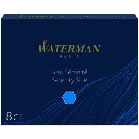 NABOJE ATRAMENTOWE WATERMAN STANDARD NIEBIESKIE (8) Waterman NABOJE ATRAMENTOWE WATERMAN STANDARD NIEBIESKIE (8) Waterman