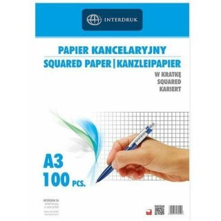 PAPIER KANCELARYJNY A3 # 100 ARKUSZY Interdruk