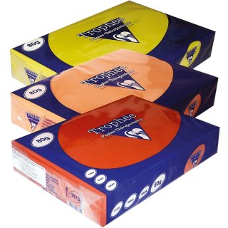 Papier Trophee A4/80g fluorescencyjny pomarańczowy (500), POMARAŃCZOWY FLUORESCENCYJNY TROPHEE