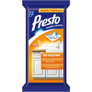 Ściereczki nasączone Presto do kuchni (72) PRESTO