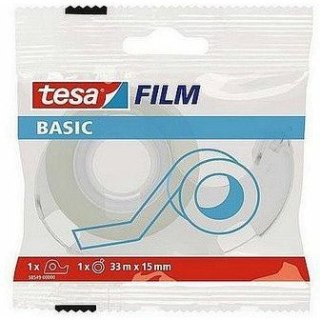 TAŚMA BIUROWA TESA BASIC 15mm*33m + PODAJNIK TESA