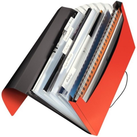 TECZKA LEITZ SOLID 6 PRZEGRÓDEK CZERWONA Leitz TECZKA LEITZ SOLID 6 PRZEGRÓDEK CZERWONA Leitz