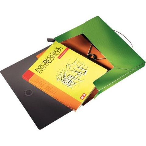 TECZKA Z GUMKĄ LEITZ SOLID 30mm ZIELONA Leitz TECZKA Z GUMKĄ LEITZ SOLID 30mm ZIELONA Leitz